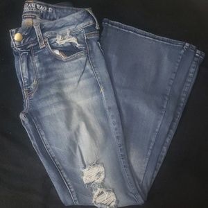 American eagle boho artist jeans